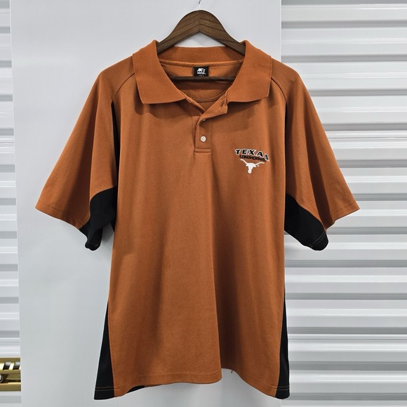 STARTER Other - Starter Texas Longhorns Polo Men's XL Burnt Orange Embroidered NCAA Y2K